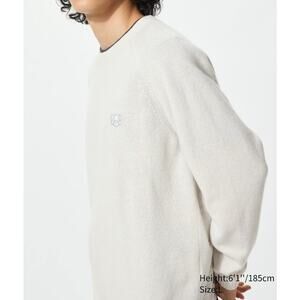 Uniqlo KAWS WINTER Lambswool Sweater in Off White
